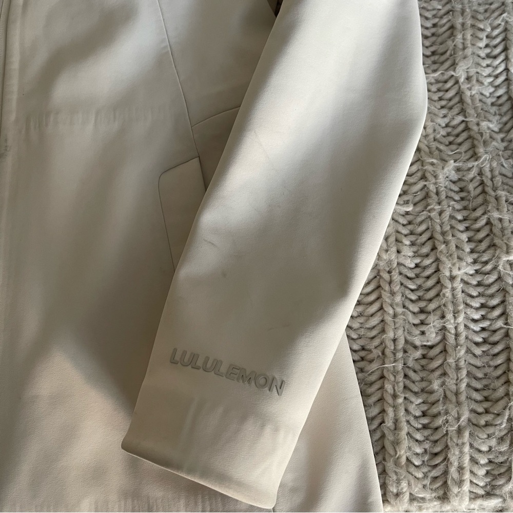 Lululemon White Opal Repelshell Rain Jacket - image 7